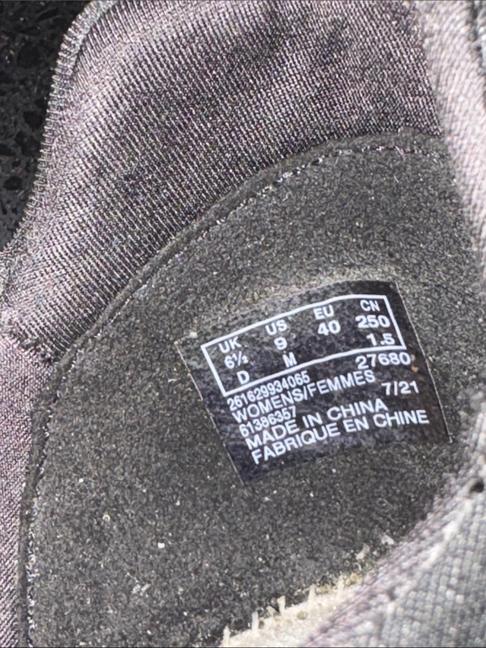 *Clarks TAMZEN SLIP Black Knit Beaded Chevron Slip On Sneakers - Picture 14 of 17